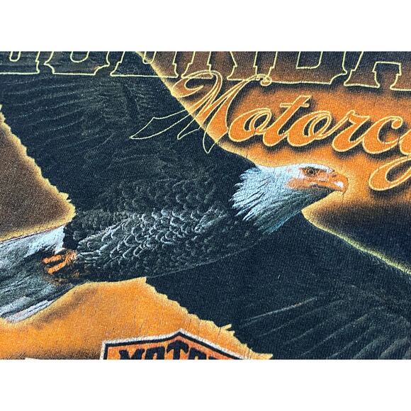 Harley-Davidson Large 2012 Large Legendary Motorcycle Eagle Flame Graphic - Picture 7 of 12